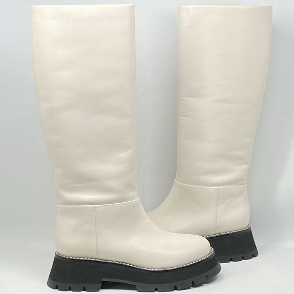 3.1 PHILLIP LIM Kate Lug-Sole Tube Boots size 38 - Picture 5 of 14